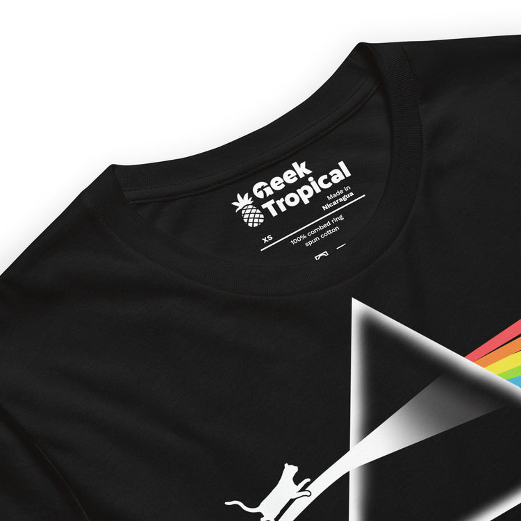 Dark Side of the Meow T-Shirt Geek Nerd Advertise to Meta Animal Patterns FLOW DESC WRITING