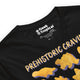 Prehistoric Cravings Dinosaur Chicken Nuggets T-Shirt Geek Nerd Advertise to Meta Design by Random Galaxy dinosaur print