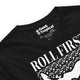 Roll First Think Later Dnd Dragons T-Shirt Geek Nerd Advertise to Meta dnd & rpg print Elle
