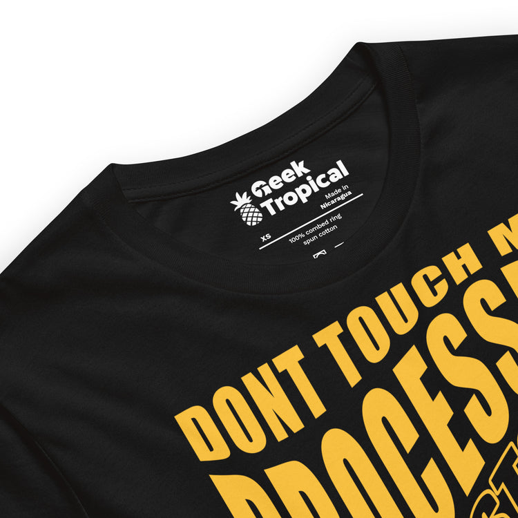 Processed Prehistoric Reptile Dinosaur Chicken Nuggets T-Shirt Geek Nerd Advertise to Meta Animal Patterns Design by Random Galaxy
