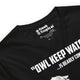 Owl Keep Watch Is Bearly Conscious Owlbears T-Shirt Geek Nerd Advertise to Meta Animal Patterns Design by Ardi Tong