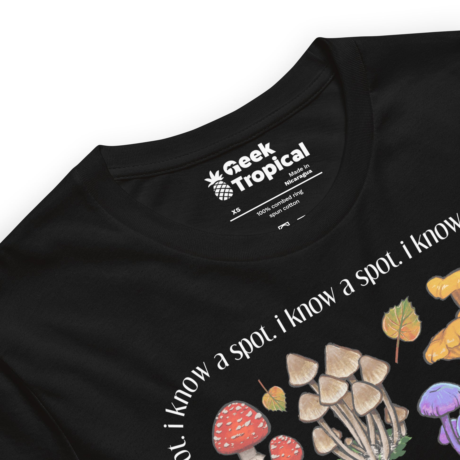 I Know A Spot Mushrooms T-Shirt 3