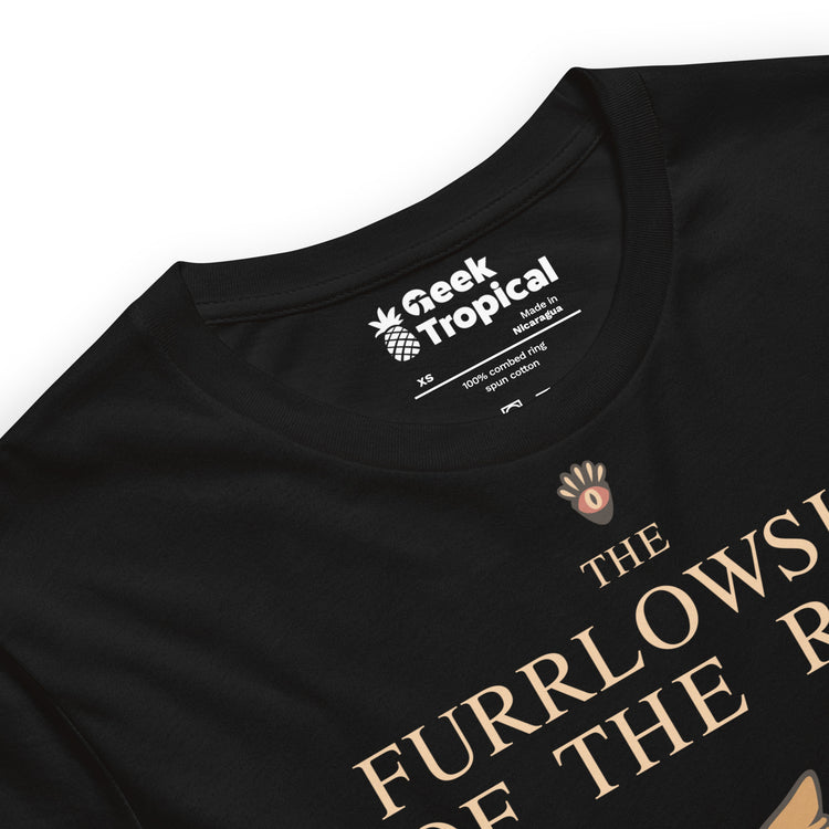 The Furrlowship of the Ring T-Shirt Geek Nerd Advertise to Meta Animal Patterns Book Prints