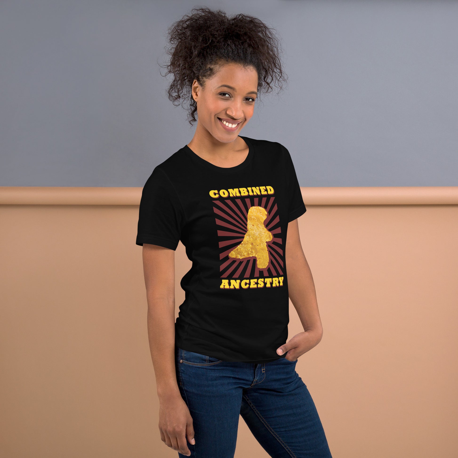 Combined Ancestry Dinosaur Chicken Nugget T-Shirt 5