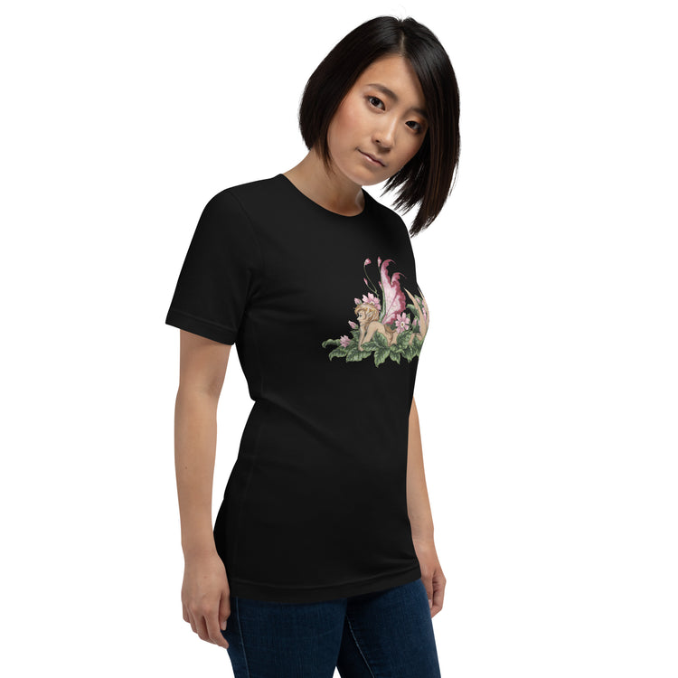 Amy Brown Primrose T-Shirt Geek Nerd Advertise to Meta Botany Print Design by Amy Brown
