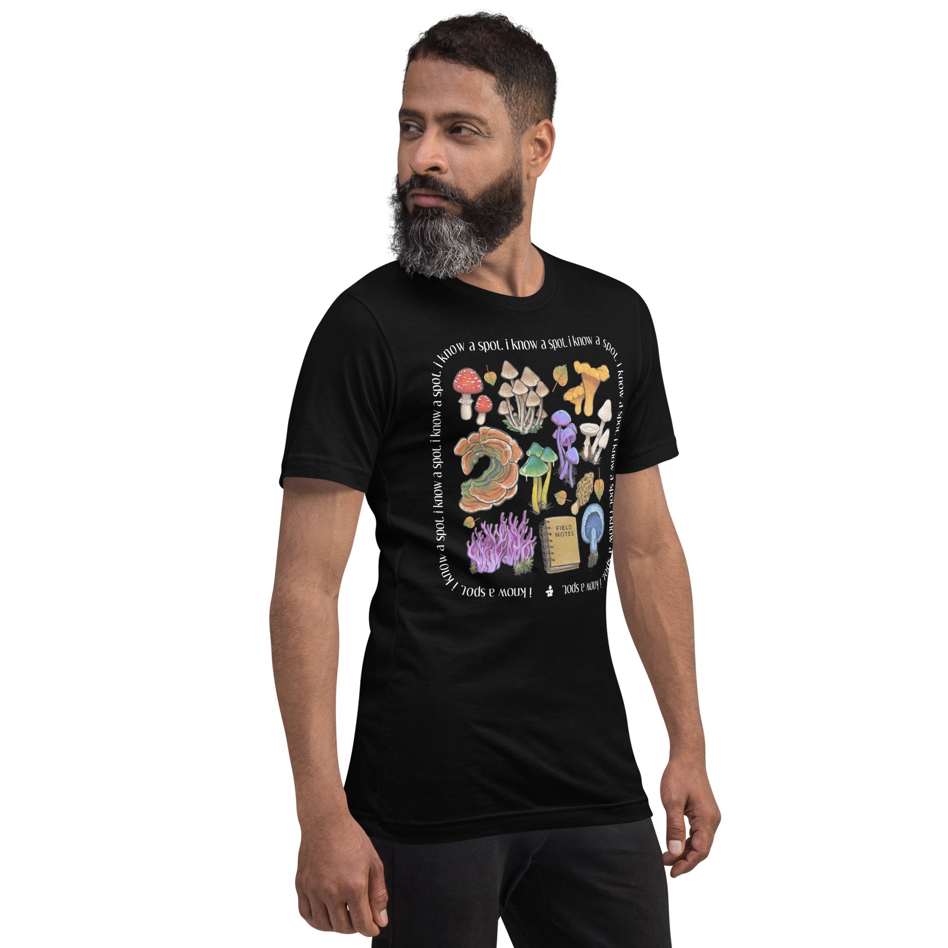 I Know A Spot Mushrooms T-Shirt 5