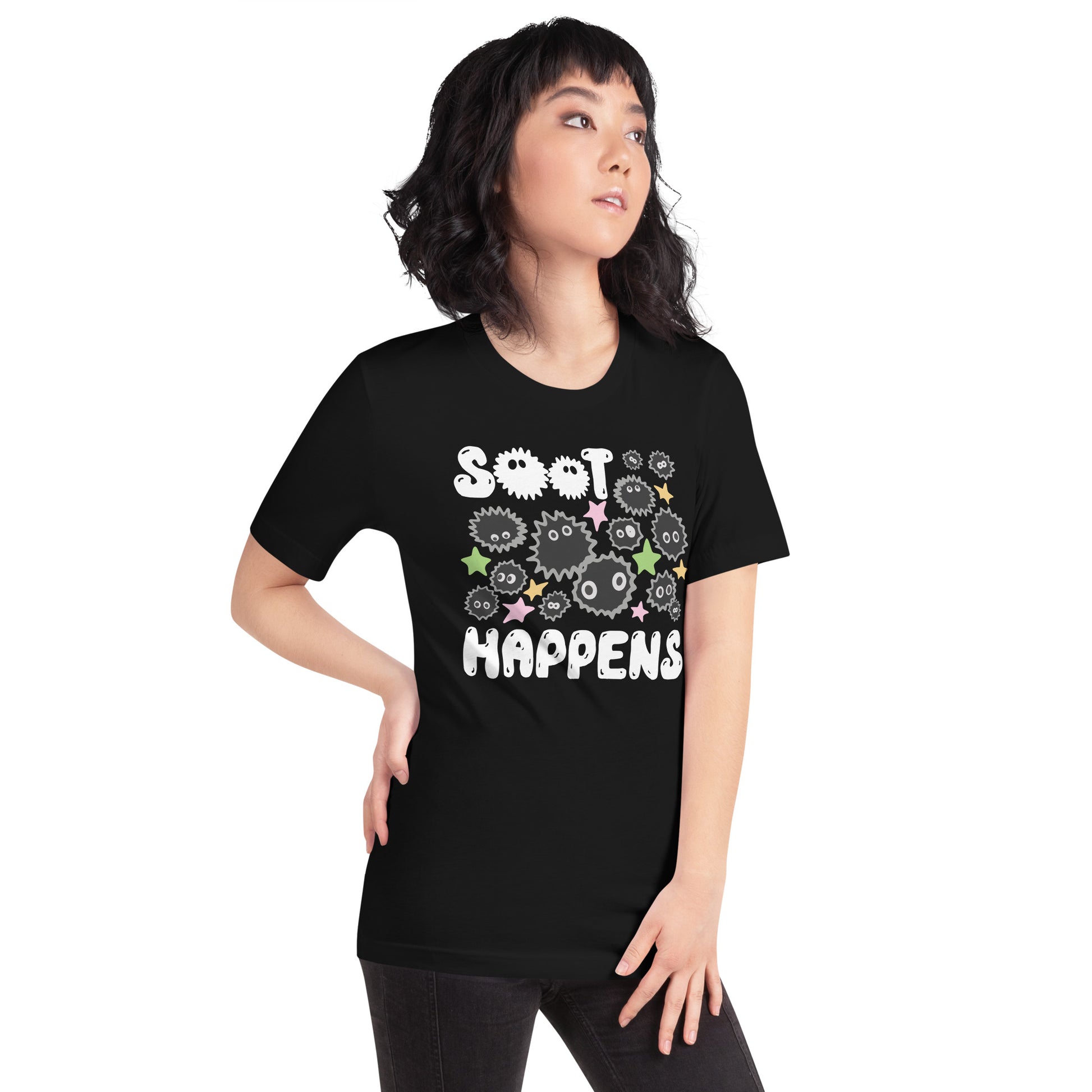 Soot Happens Sootsprites Anime T-Shirt 4