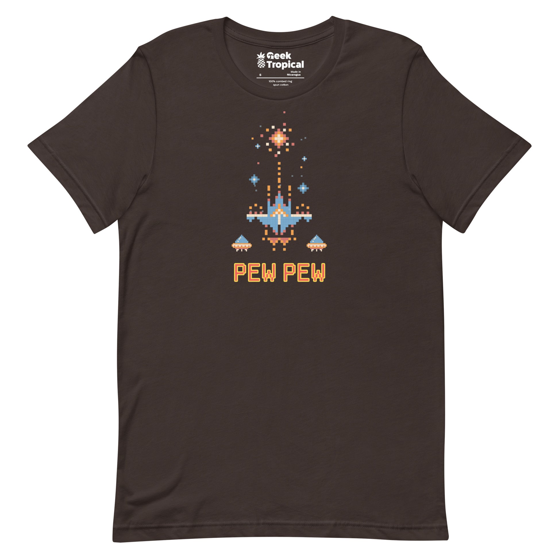 Pew Pew Retro Arcade T-Shirt 9