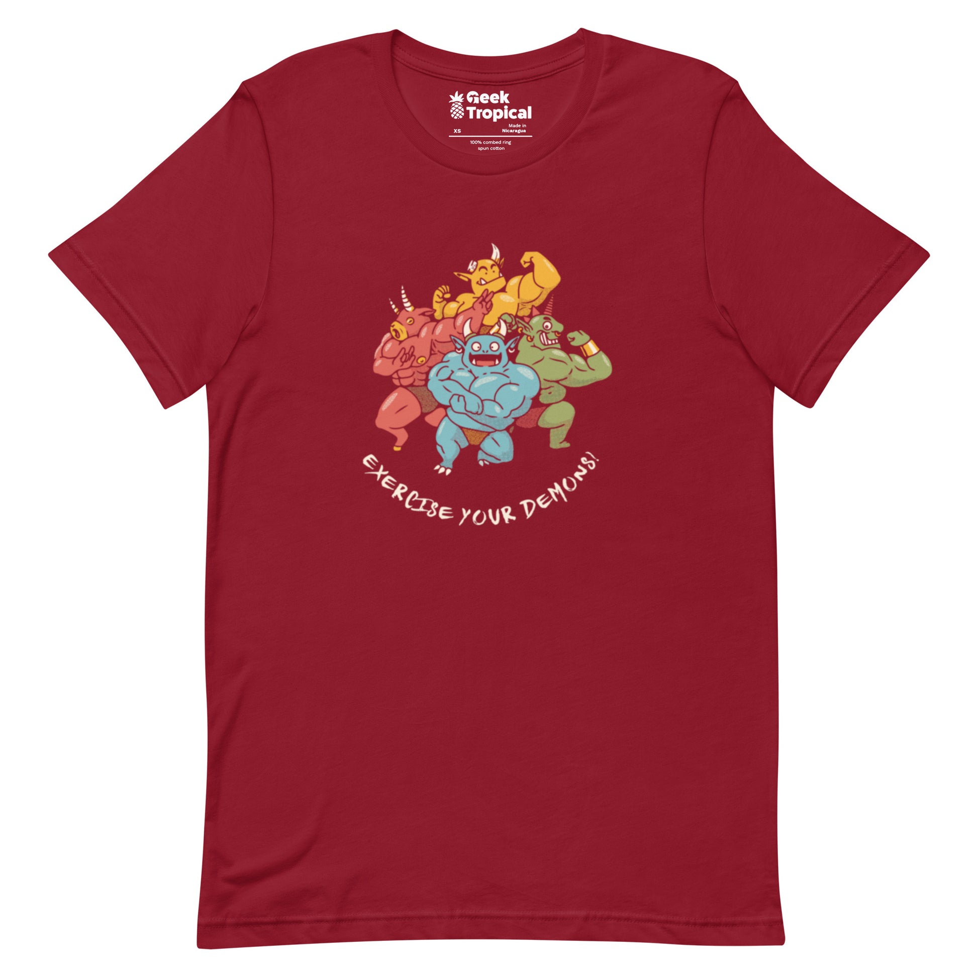 Exercise Your Demons T-Shirt Geek Nerd