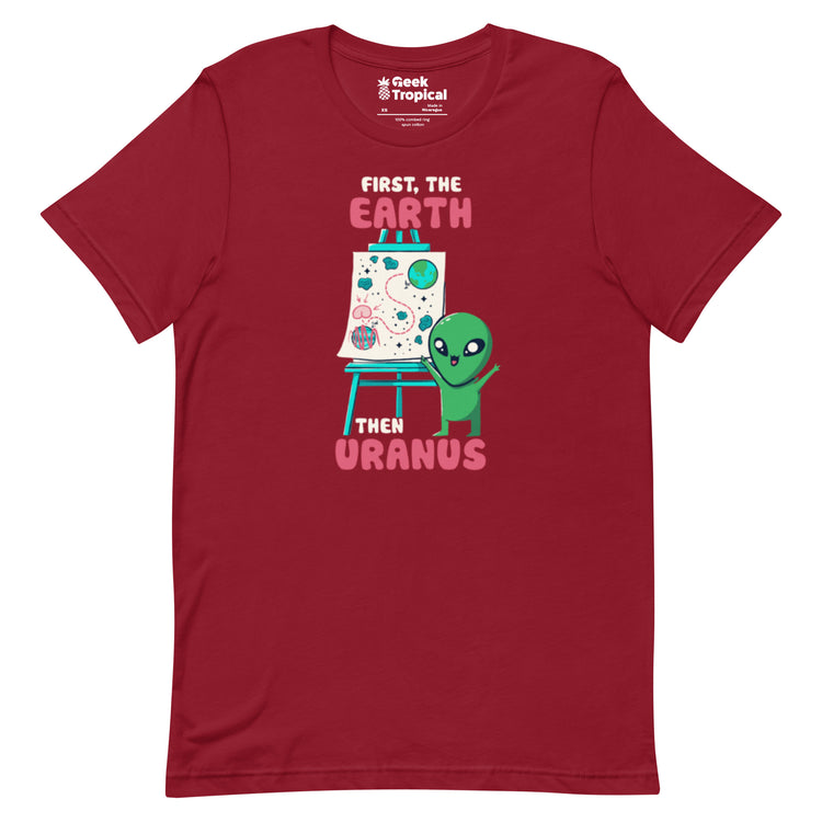 Earth Than Uranus T-Shirt Geek Nerd