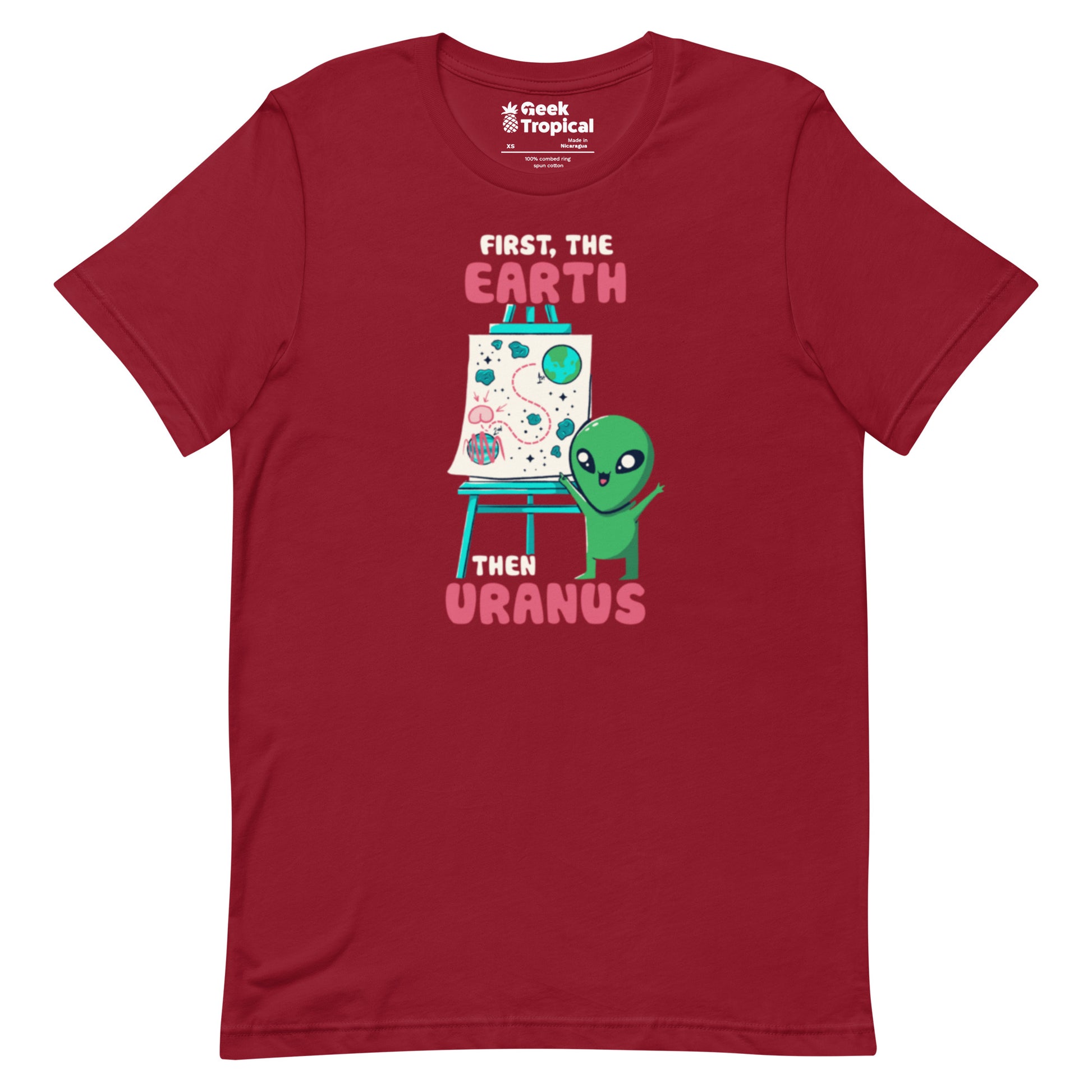 Earth Than Uranus T-Shirt Geek Nerd