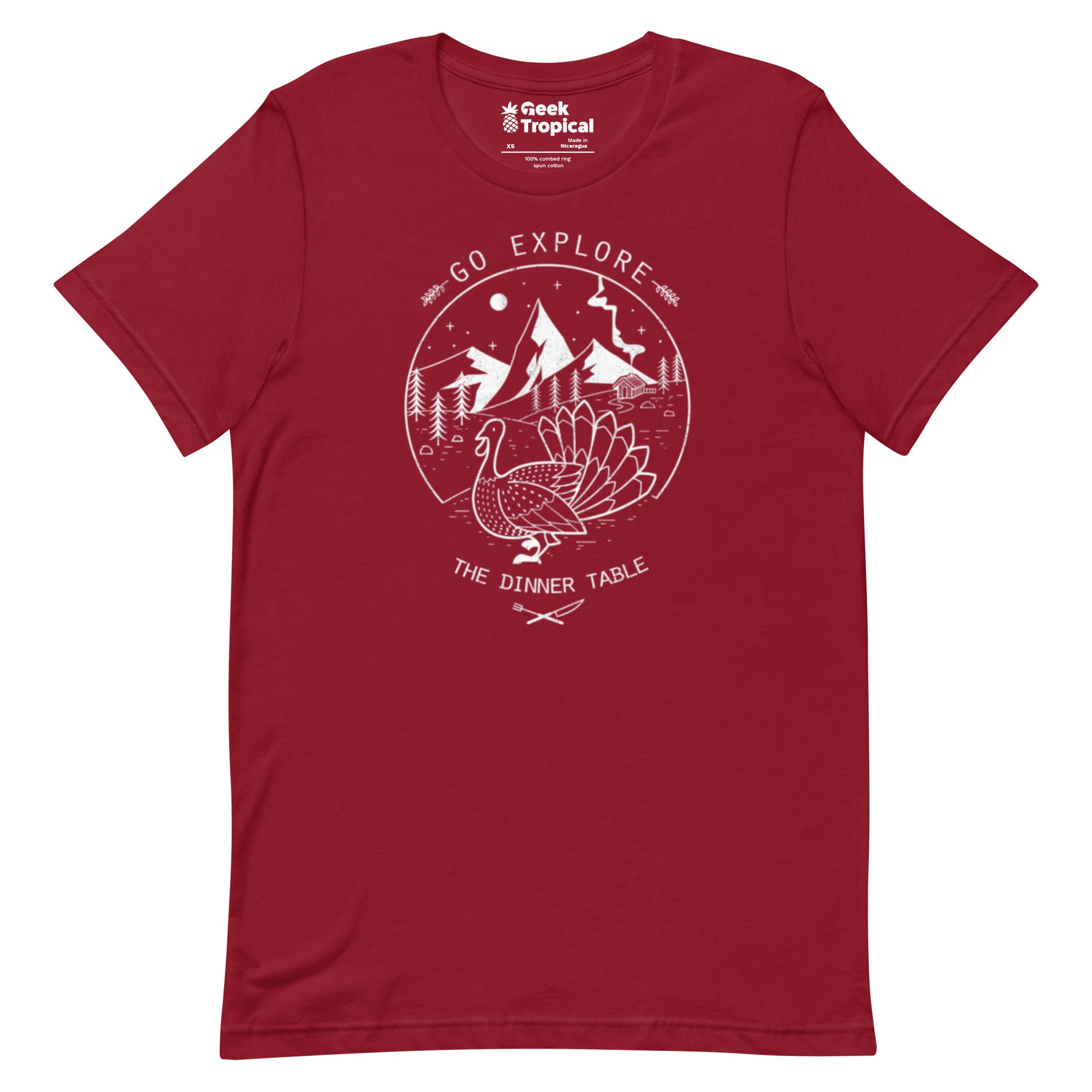 Explore Thanksgiving Dinner T-Shirt Geek Nerd