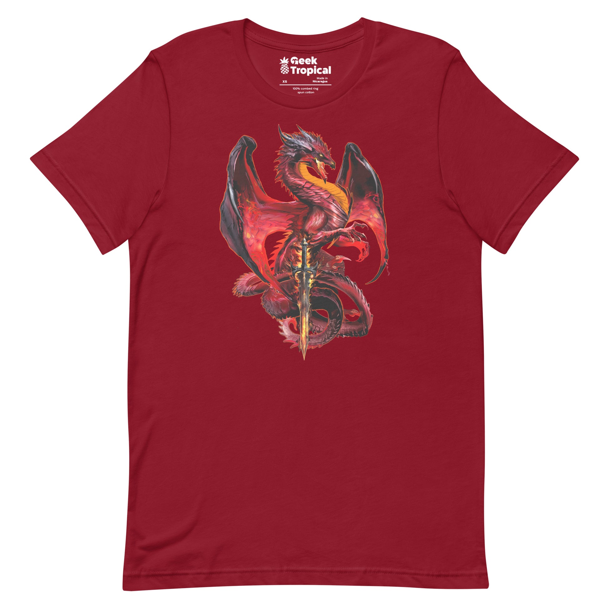 Dragonblade WRATHBLADE T-Shirt Geek Nerd Advertise to Meta Design by Ruth Thompson dnd & rpg print