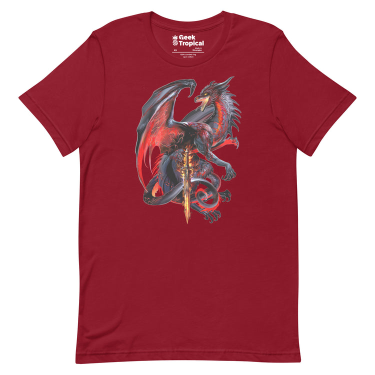 Dragonblade WIDOWBLADE T-Shirt Geek Nerd Advertise to Meta Design by Ruth Thompson dnd & rpg print