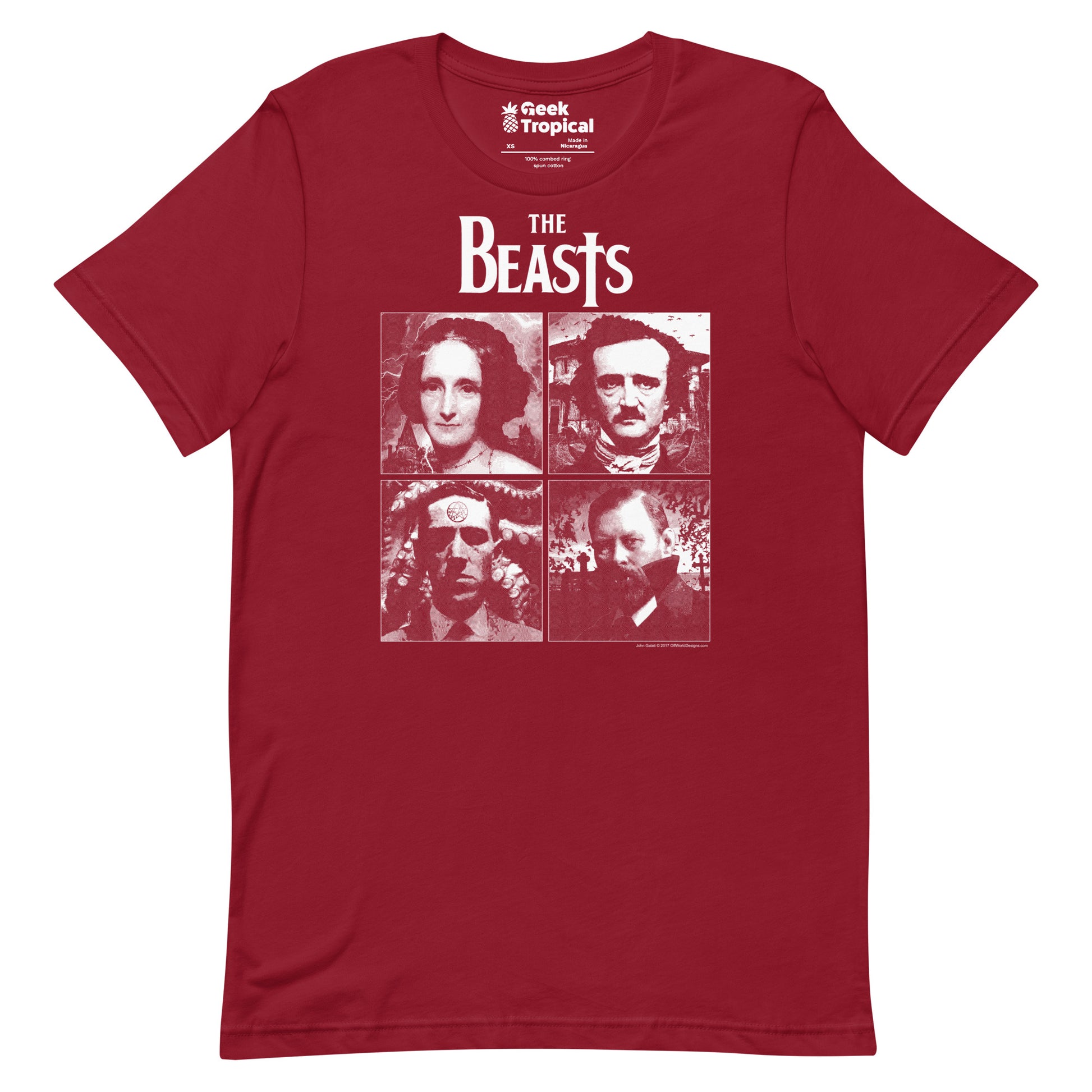 The Beasts t-shirt Geek Nerd Advertise to Meta Animal Patterns FLOW DESC WRITING
