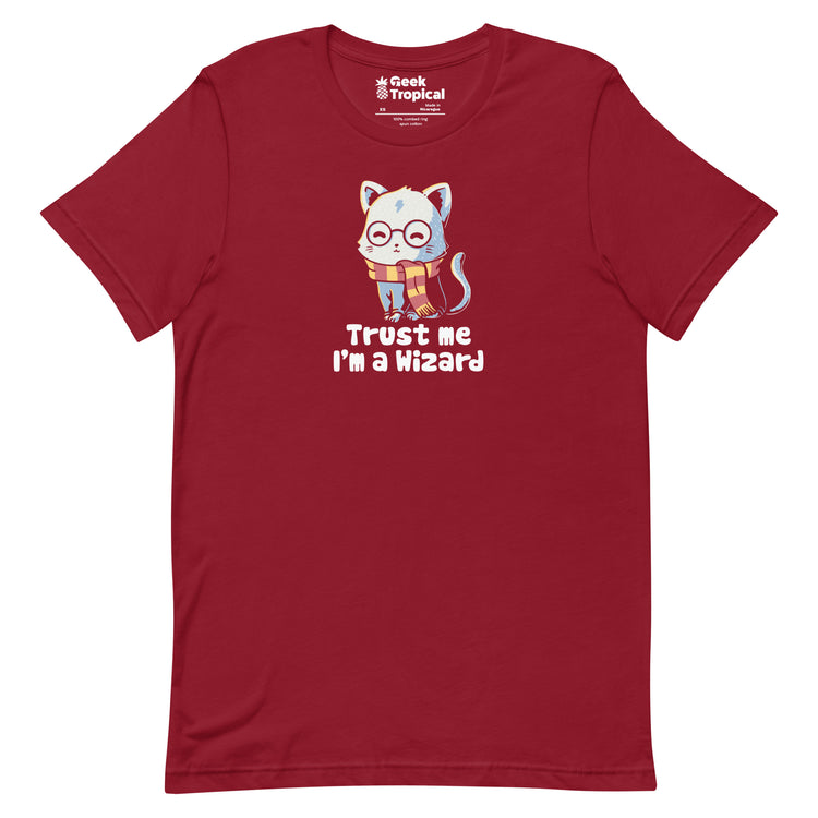 Trust me I'm A Wizard T-Shirt Geek Nerd Advertise to Meta Design by Tobe Fonseca dnd & rpg print