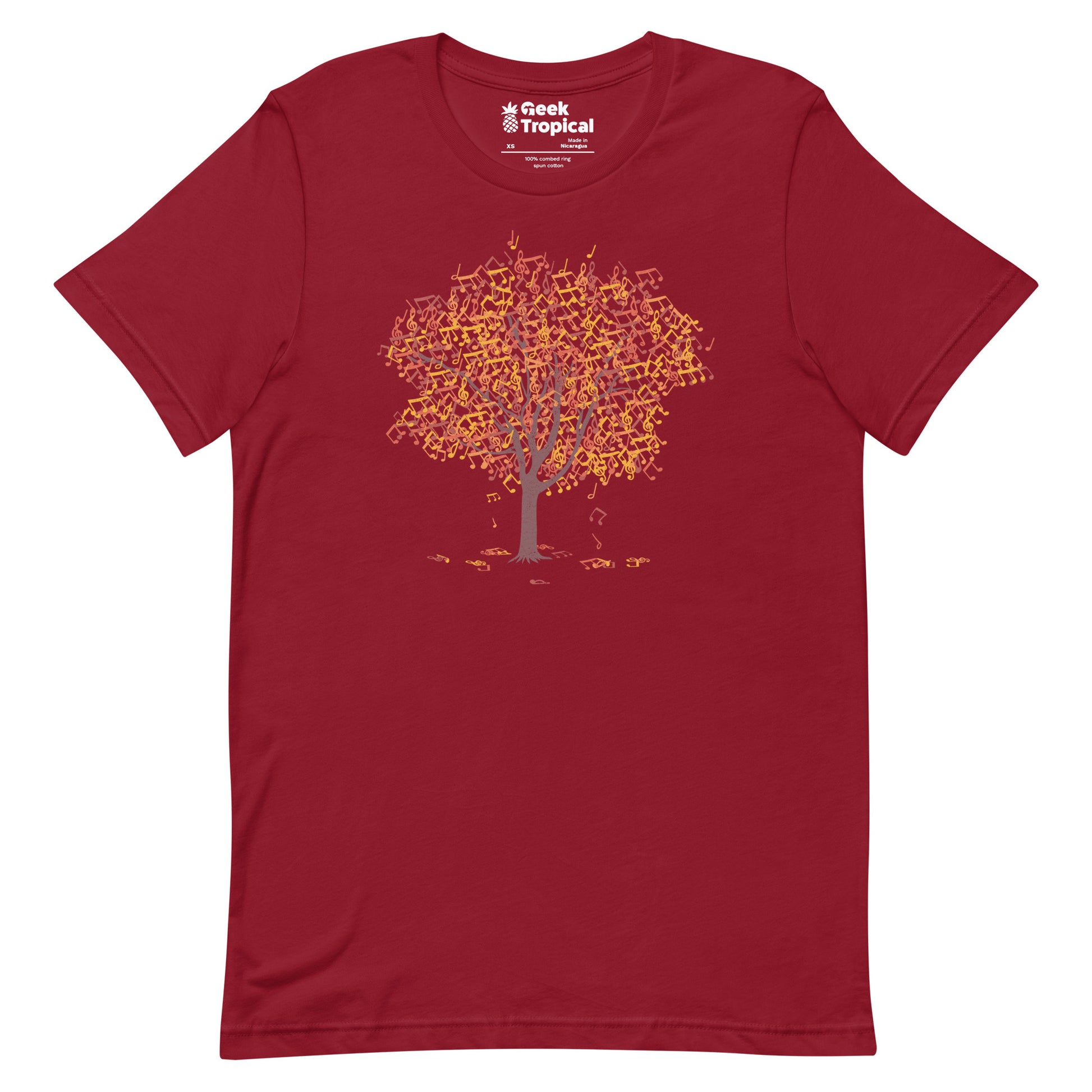 Musical Notes Tree T-Shirt 9