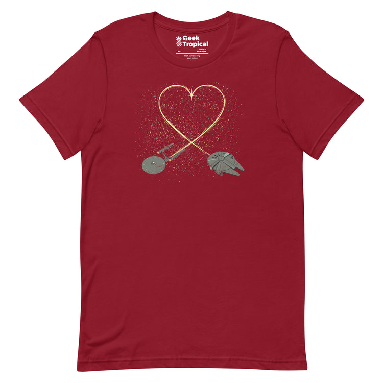 Wars Love T-Shirt Geek Nerd Advertise to Meta Design by Tobe Fonseca FLOW DESC WRITING