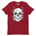 Floral Skull T-Shirt Geek Nerd Advertise to Meta Botany Print Design by Episodic Drawing
