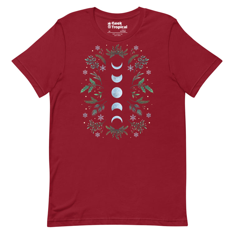 Moonlight Garden Festive T-Shirt Geek Nerd Advertise to Meta Botany Print Design by Episodic Drawing
