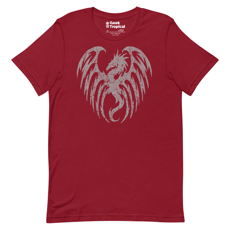 Oversized Dragon Shadow T-Shirt Geek Nerd Advertise to Meta Fantasy Prints FLOW DESC WRITING
