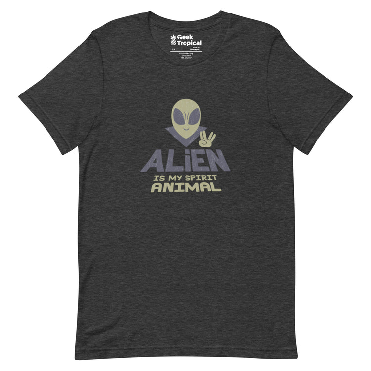 Alien Spirit Animal T-Shirt Geek Nerd Design by Tobe Fonseca FLOW DESC WRITING Funny Prints