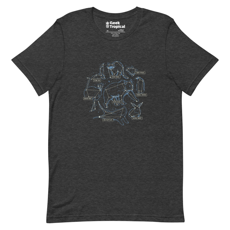 Silly Animals Constellations T-Shirt Geek Nerd Animal Patterns Design by Tobe Fonseca FLOW DESC WRITING
