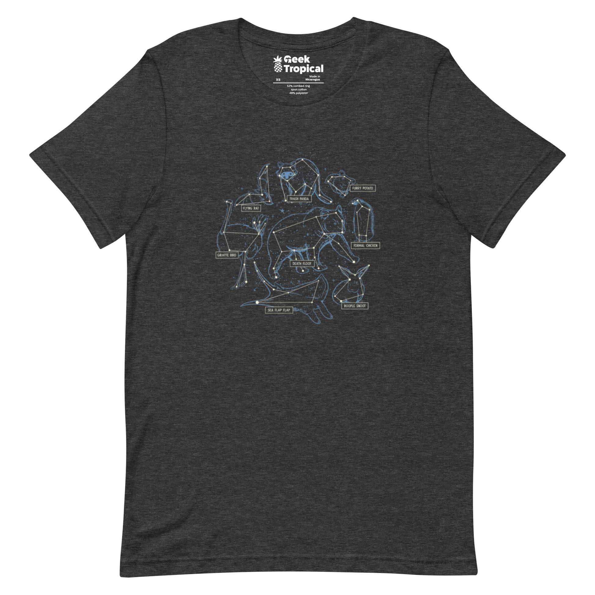 Silly Animals Constellations T-Shirt Geek Nerd Animal Patterns Design by Tobe Fonseca FLOW DESC WRITING