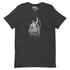 Astronaut Escaping Skeletons T-Shirt Geek Nerd Design by Tobe Fonseca Fantasy Prints FLOW DESC WRITING