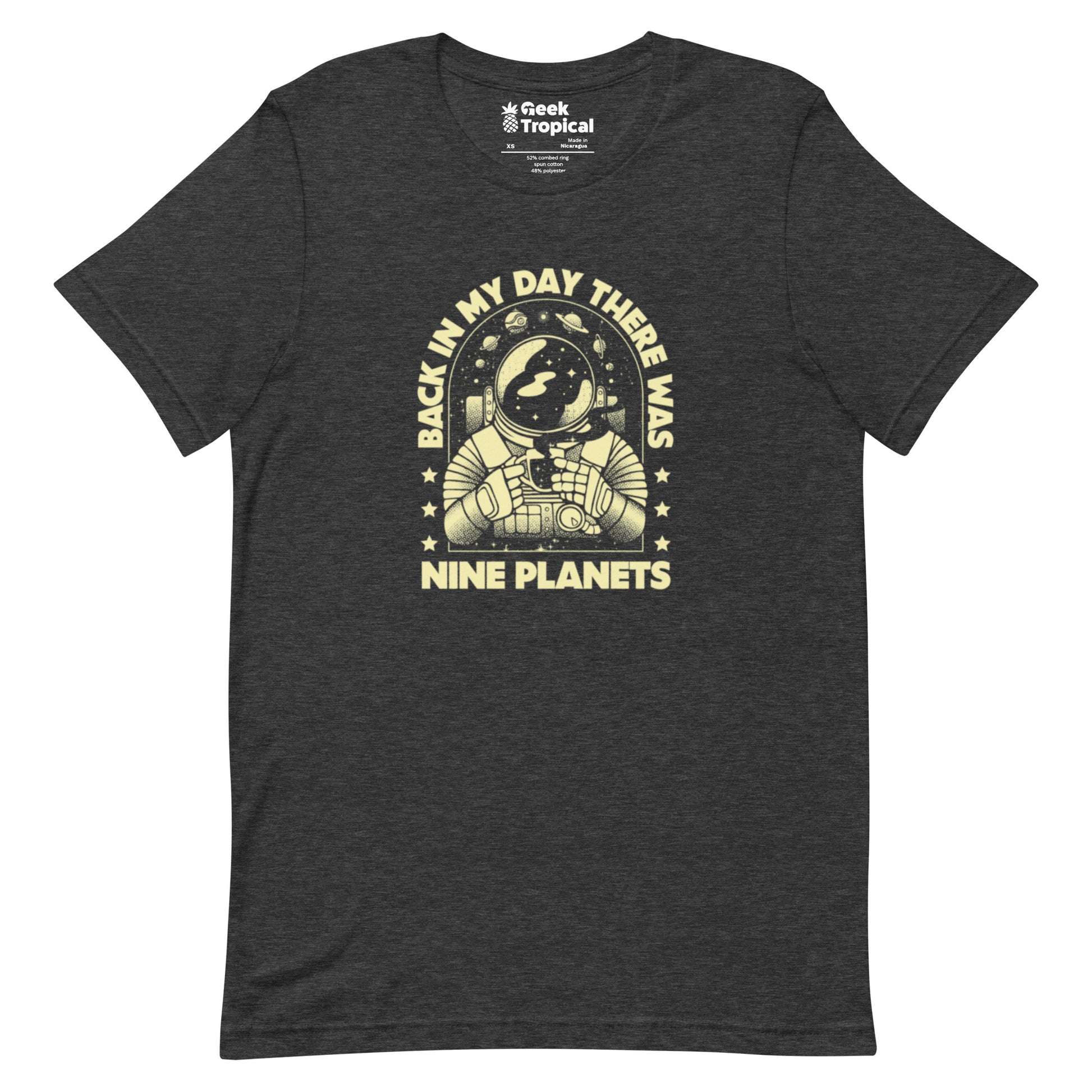 We Had Nine Planets T-Shirt Geek Nerd Design by Tobe Fonseca FLOW DESC WRITING Funny Prints