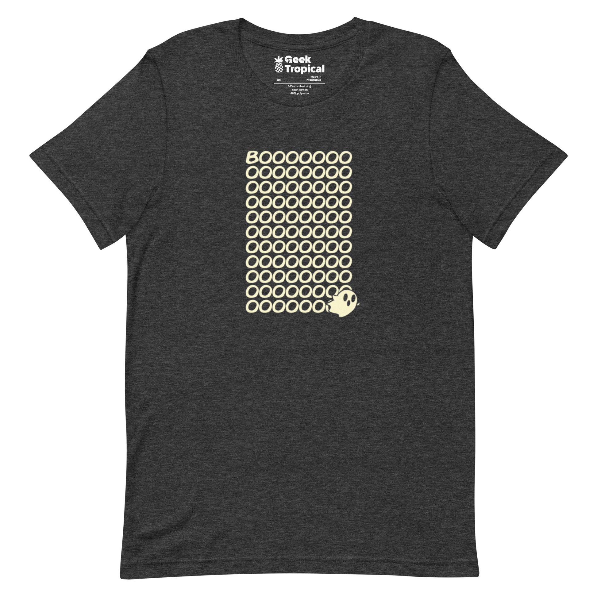 Boo Ghost T-Shirt Geek Nerd Design by Tobe Fonseca Fantasy Prints FLOW DESC WRITING