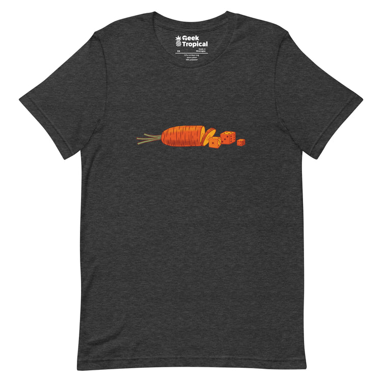 Diced Carrots T-Shirt Geek Nerd board game print Botany Print Design by Tobe Fonseca