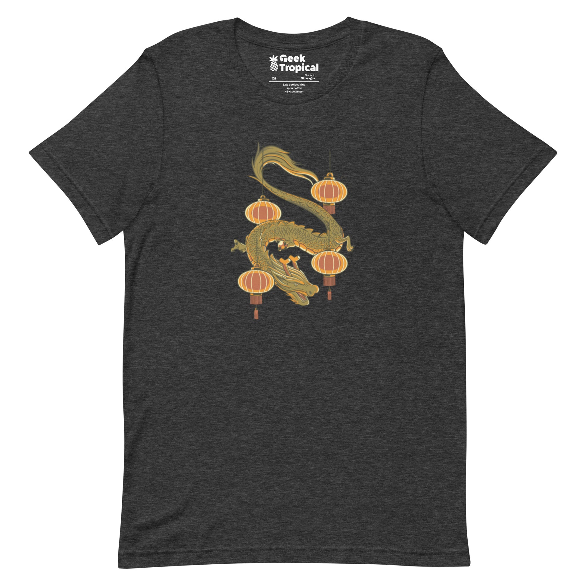 Dragon New Year T-Shirt Geek Nerd Design by Tobe Fonseca Fantasy Prints FLOW DESC WRITING