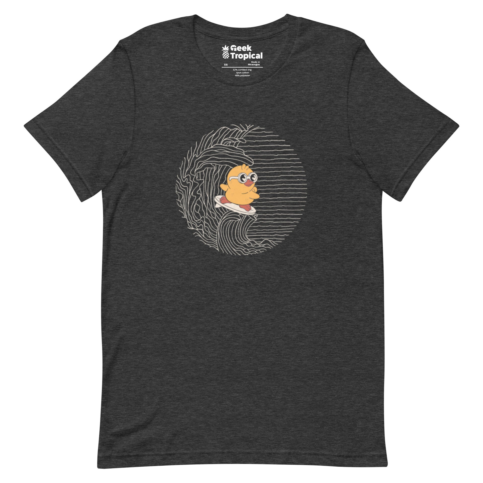 Duck Kanagawa Wave T-Shirt Geek Nerd Animal Patterns Design by Tobe Fonseca FLOW DESC WRITING