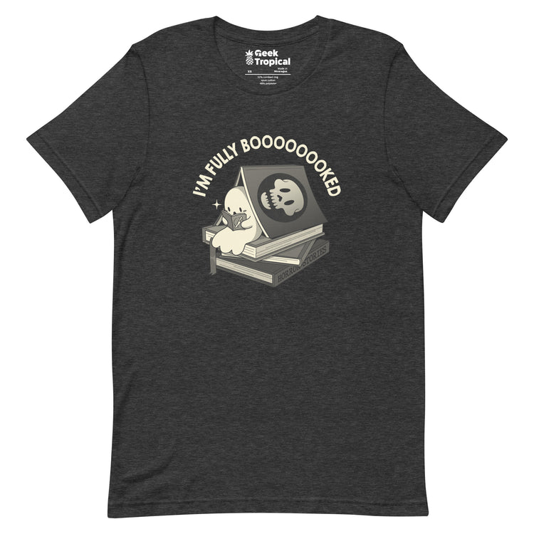 Fully Boo - ked Ghost T-Shirt Geek Nerd