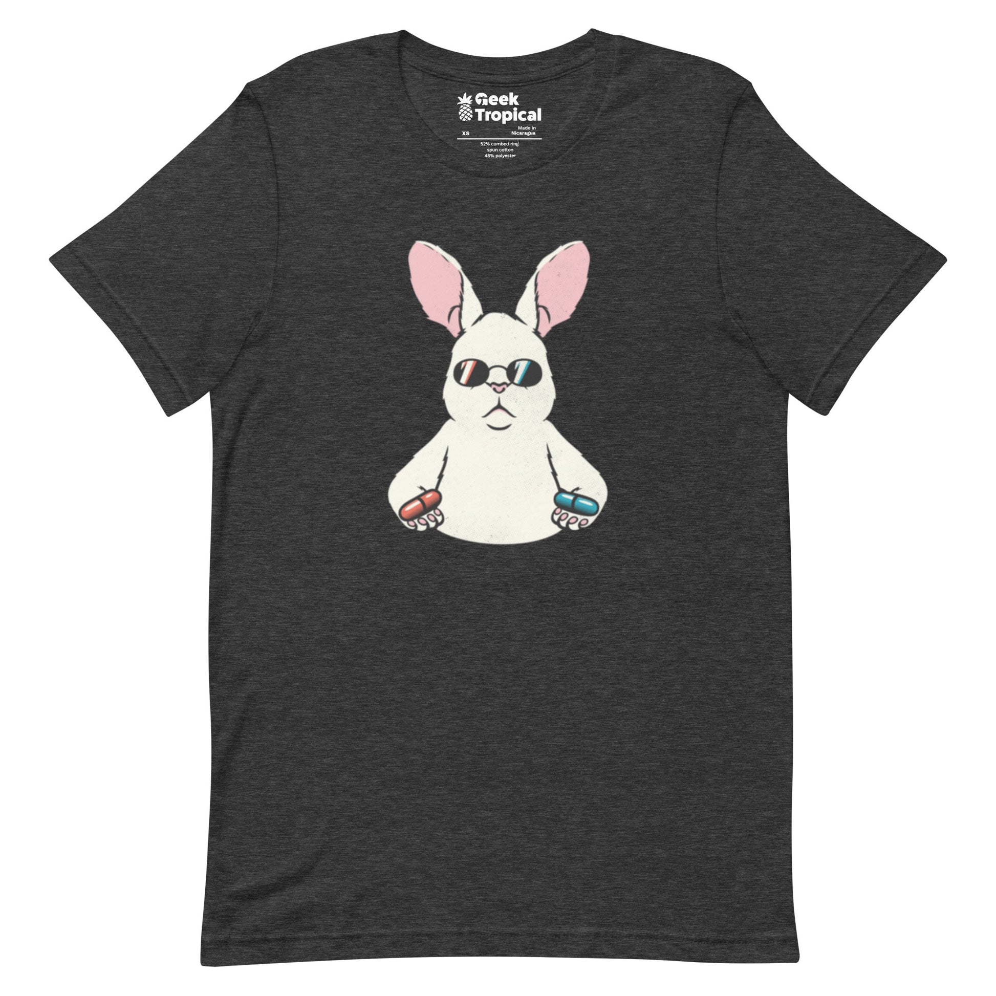 Matrix Rabbit T-Shirt Geek Nerd