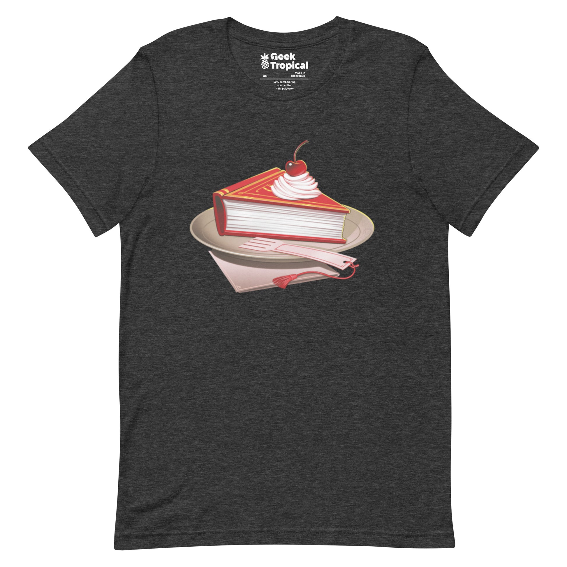 Pie Book T-Shirt Geek Nerd