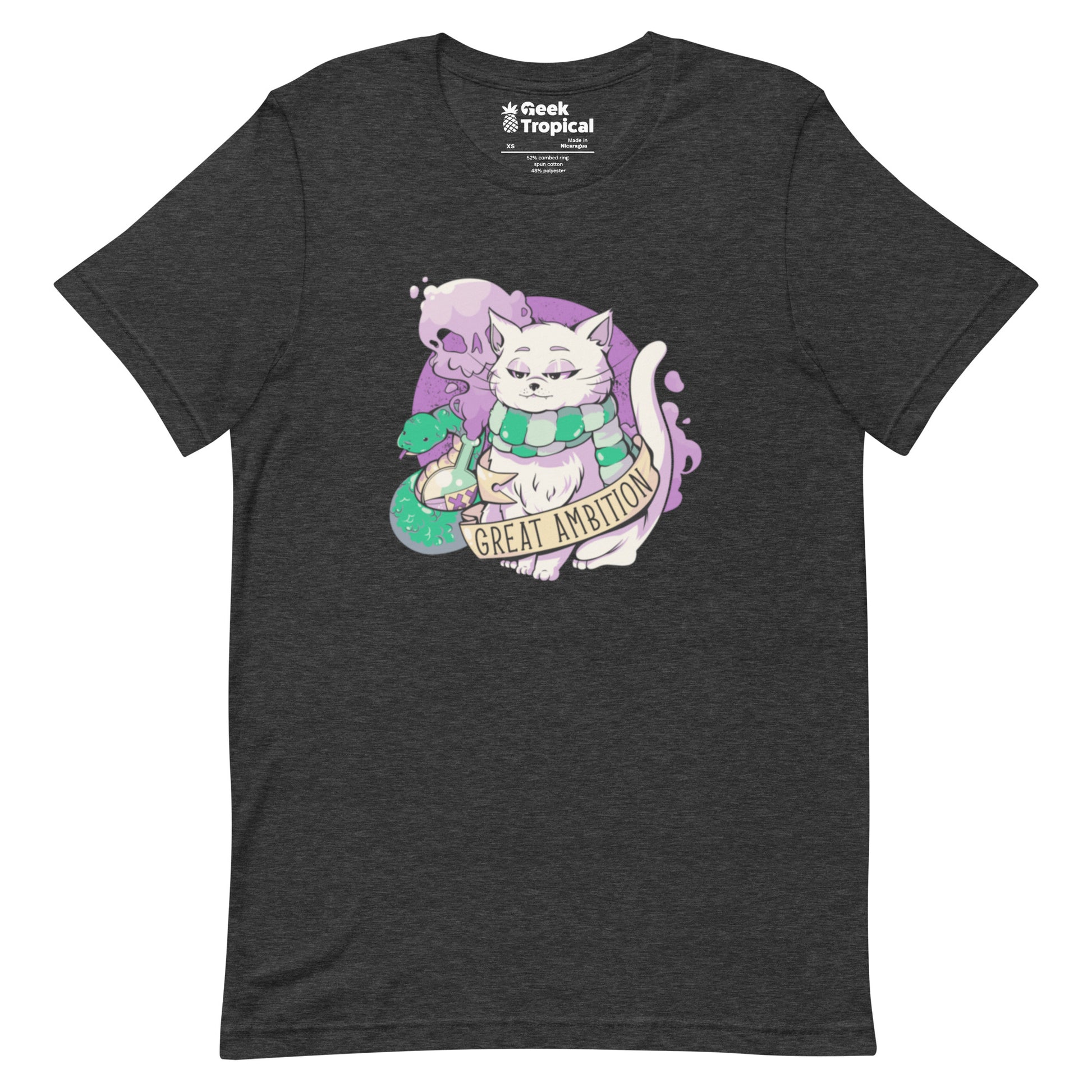 Great Ambition Snake T-Shirt Geek Nerd