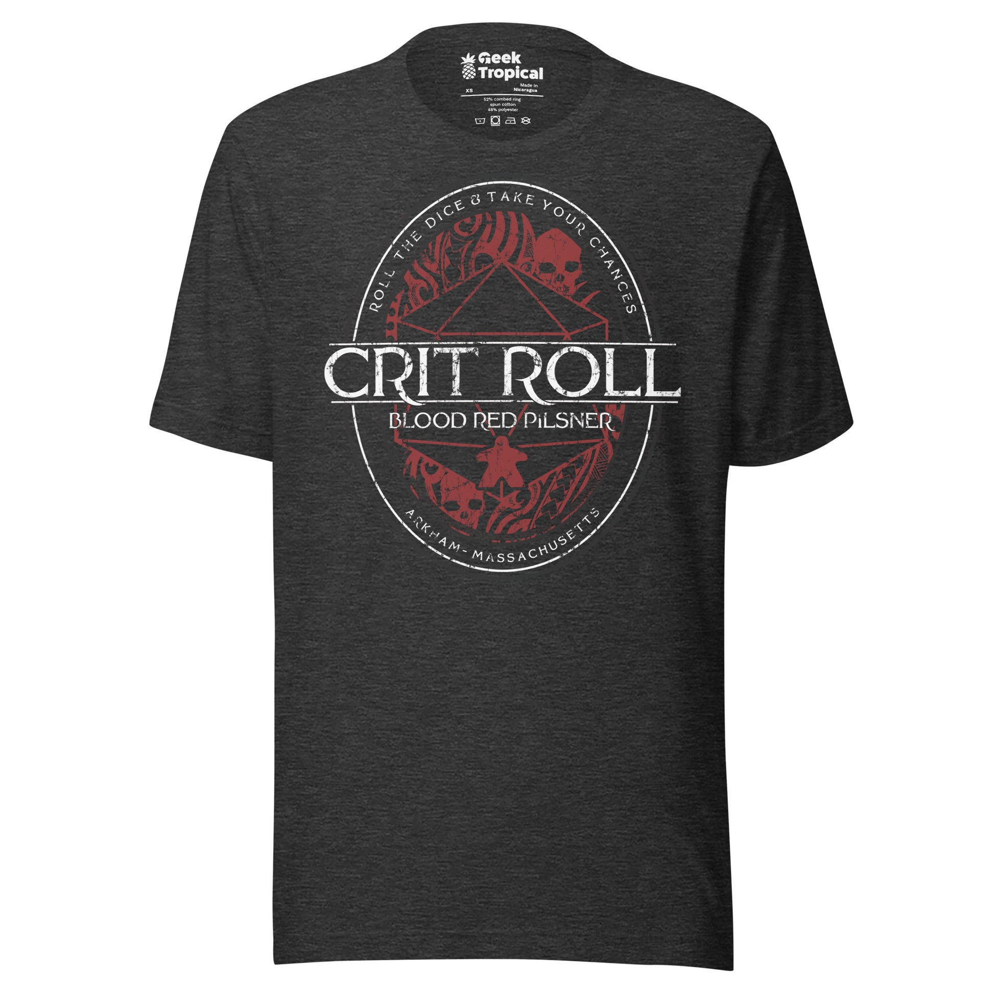 Arkham RPG Crit Roll T-Shirt Geek Nerd Advertise to Meta dnd & rpg print Fantasy Prints