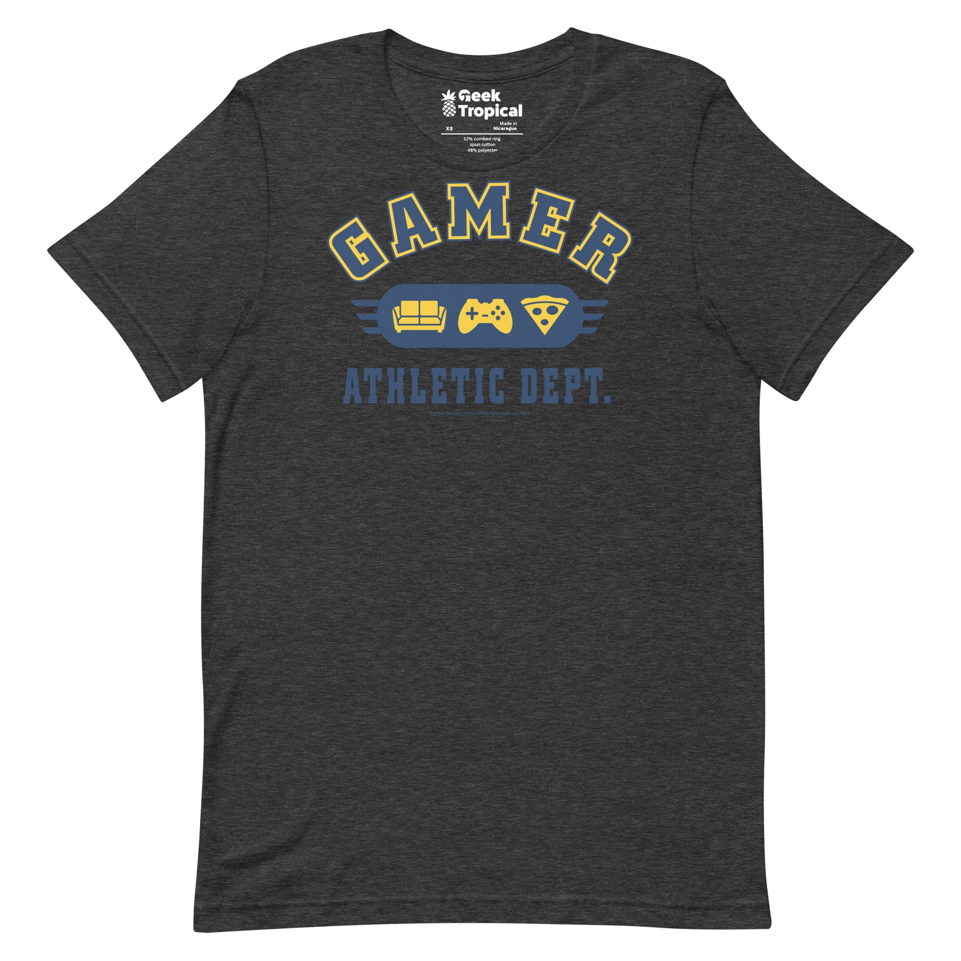 Gamer Ath Dept t-shirt Geek Nerd Advertise to Meta FLOW DESC WRITING Off World Designs