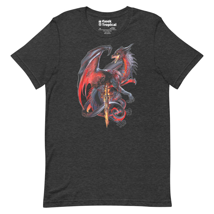 Dragonblade WIDOWBLADE T-Shirt Geek Nerd Advertise to Meta Design by Ruth Thompson dnd & rpg print