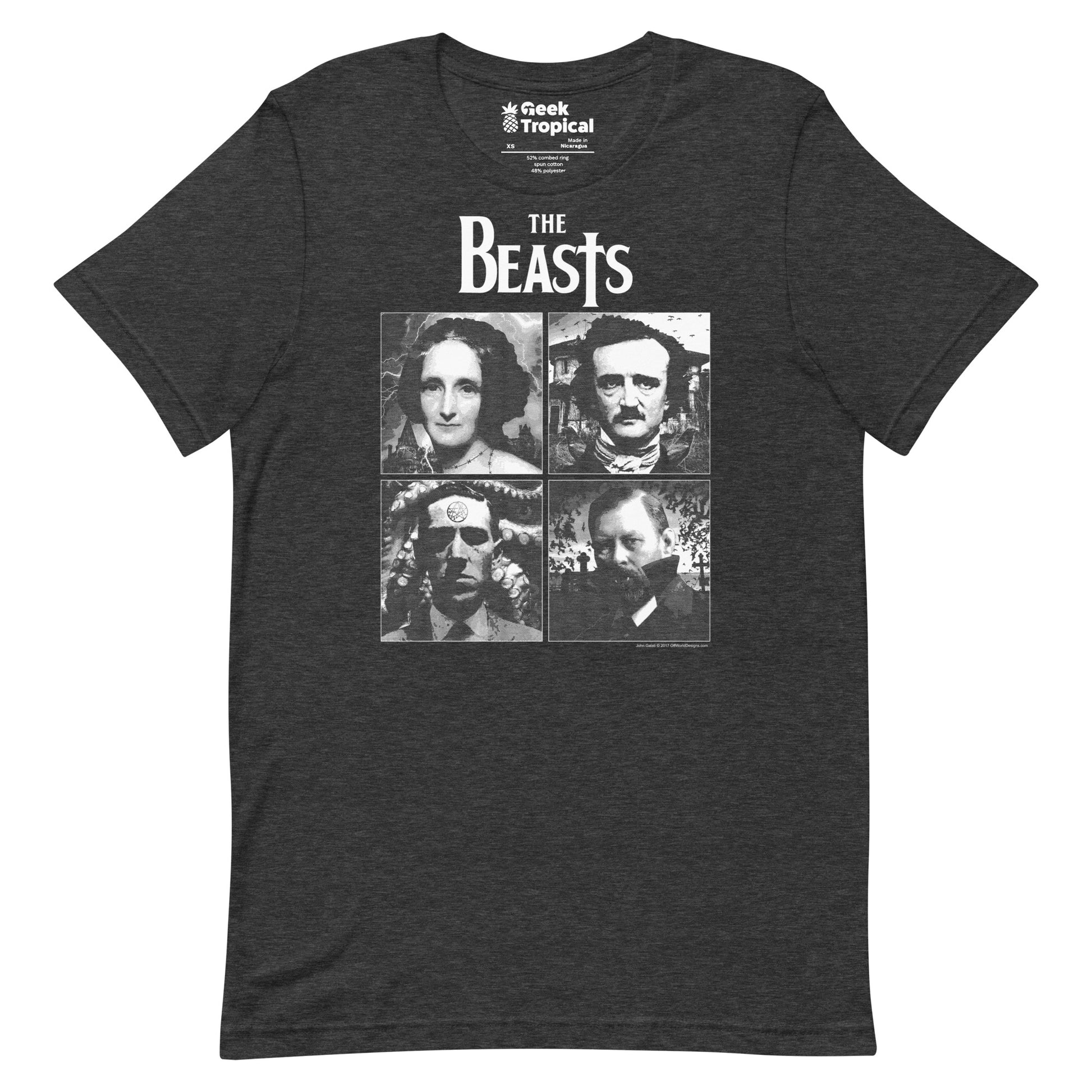 The Beasts t-shirt Geek Nerd Advertise to Meta Animal Patterns FLOW DESC WRITING