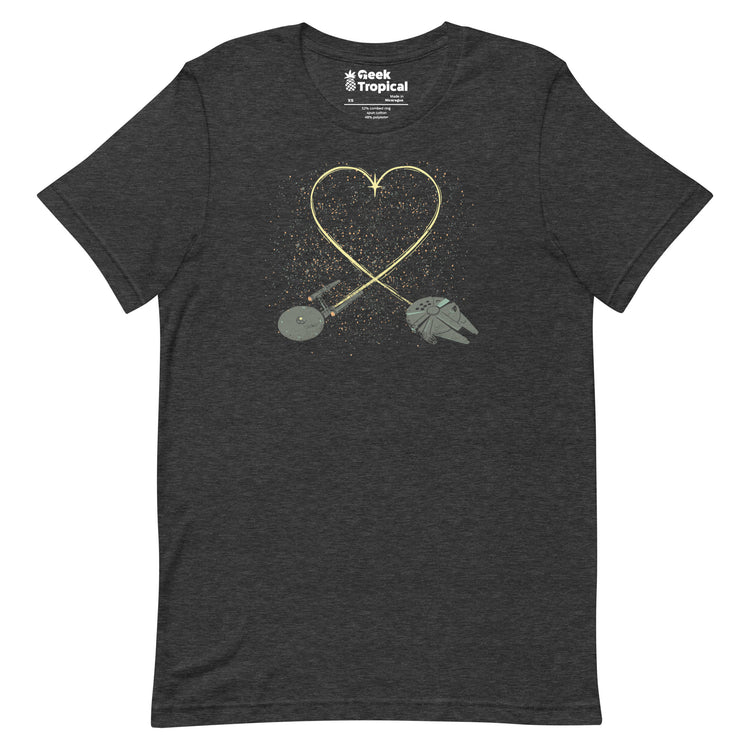 Wars Love T-Shirt Geek Nerd Advertise to Meta Design by Tobe Fonseca FLOW DESC WRITING