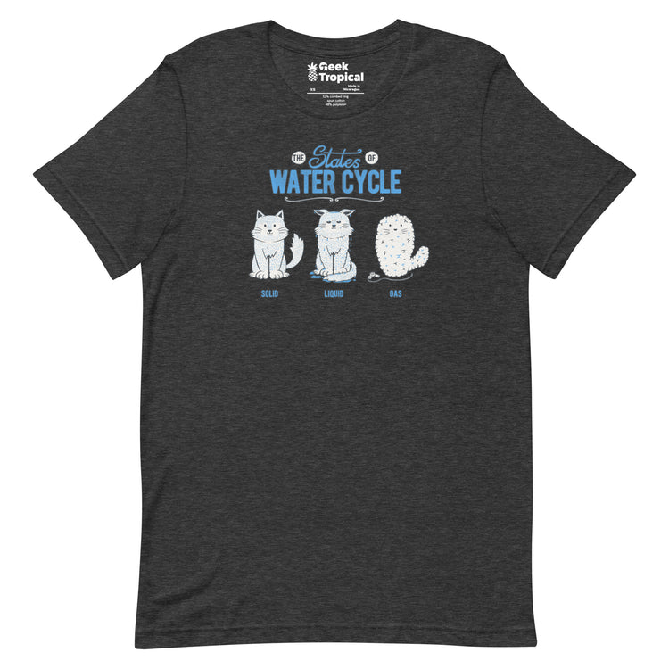 The States of the Water Cycle T-Shirt Geek Nerd Advertise to Meta Animal Patterns Design by Tobe Fonseca