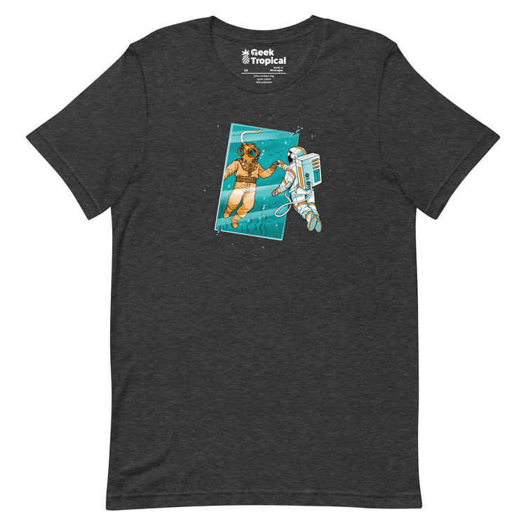 The Other Side of The Mirror T-Shirt Geek Nerd Advertise to Meta Design by Tobe Fonseca FLOW DESC WRITING