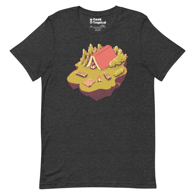 The Best Vacation Reading Book Camping T-Shirt Geek Nerd Advertise to Meta Book Prints Design by Tobe Fonseca
