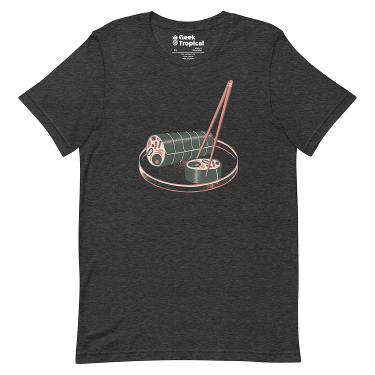 Sushi Cell Science Japanese T-Shirt Geek Nerd Advertise to Meta Design by Tobe Fonseca FLOW DESC WRITING