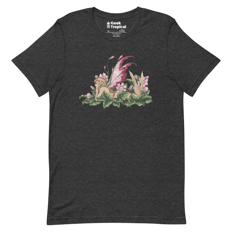 Amy Brown Primrose T-Shirt Geek Nerd Advertise to Meta Botany Print Design by Amy Brown