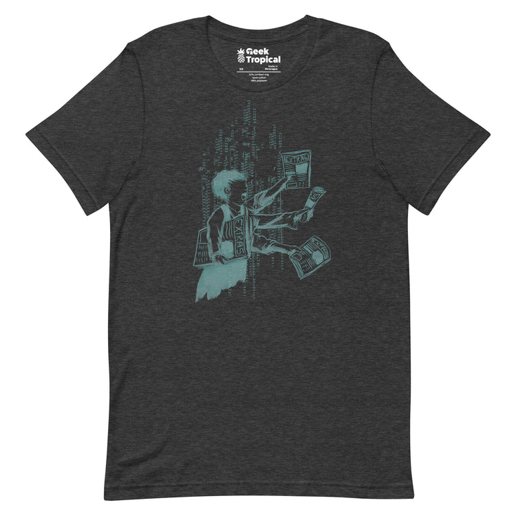 Extra Extra Extra T-Shirt Geek Nerd Advertise to Meta Design by Tobe Fonseca FLOW DESC WRITING