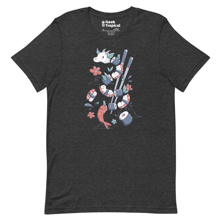 Dragonmaki Funny Sushi T-Shirt Geek Nerd Advertise to Meta Design by Tobe Fonseca Fantasy Prints